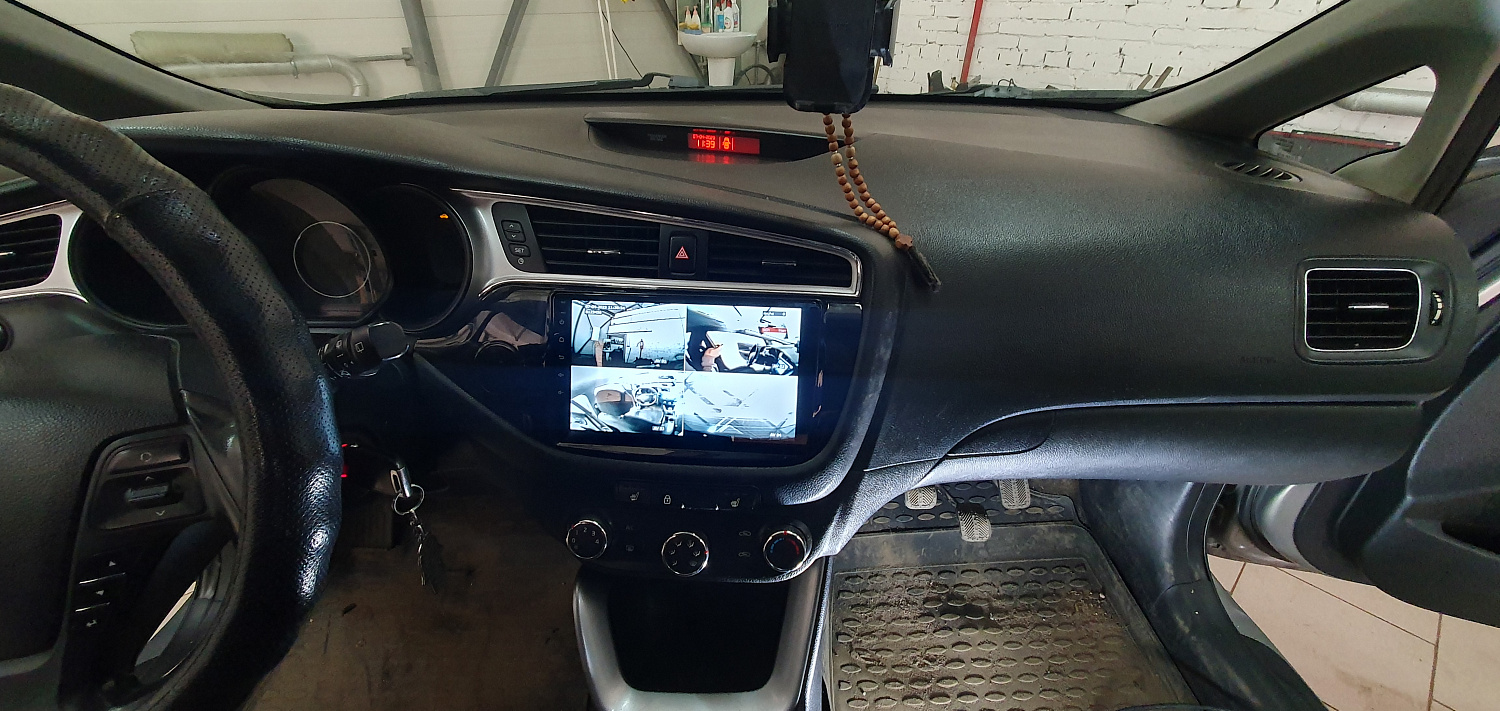 Установка видеонаблюдения для  Kia Ceed  