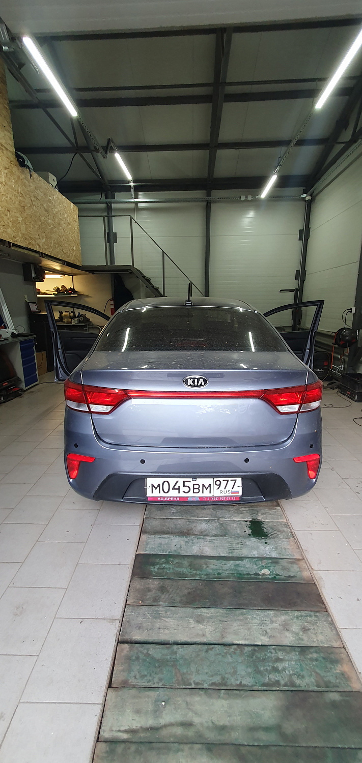 Установка видеонаблюдения для Kia Rio 