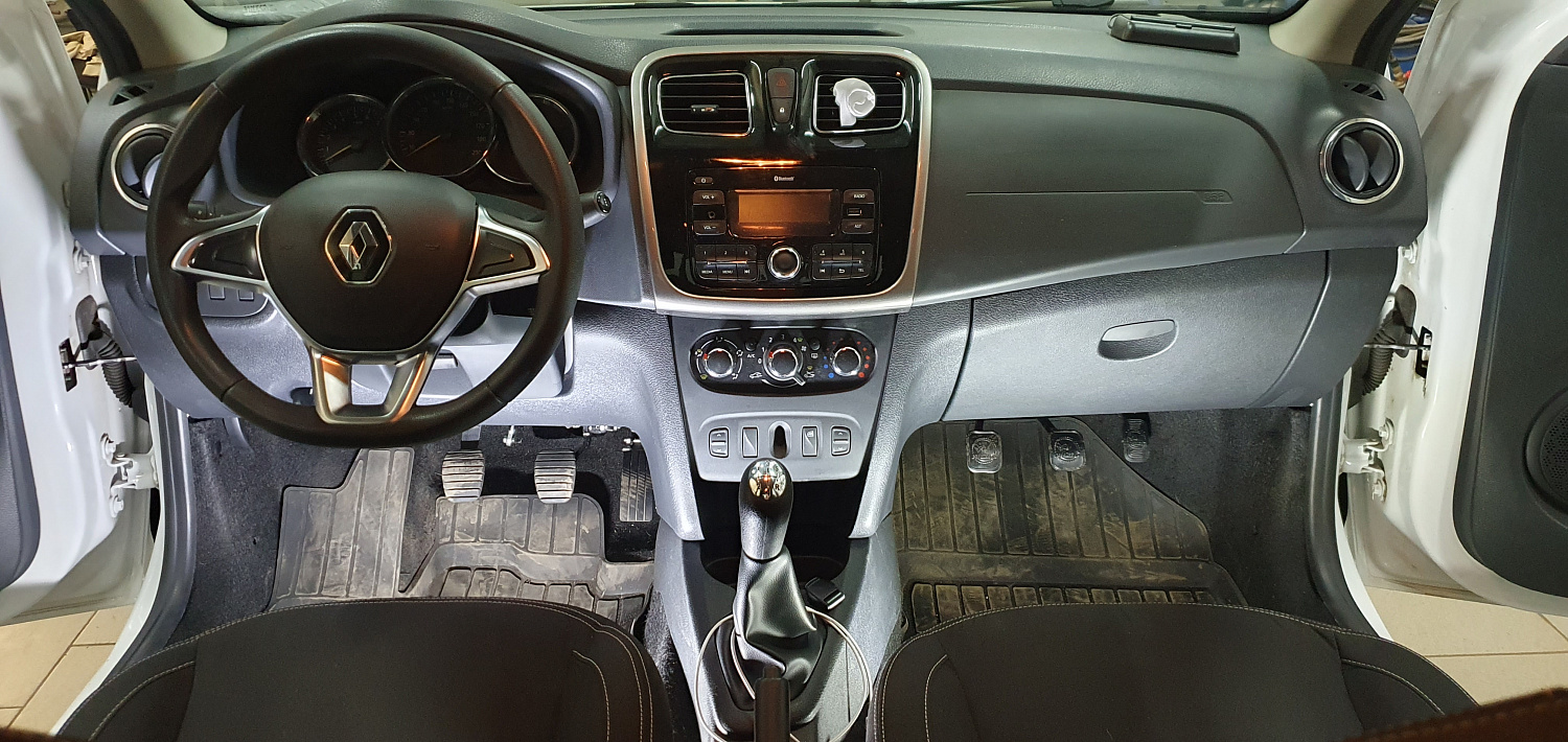 Установка тяговых педалей на Renault Logan 2021 г.  (механика, 3шт.)