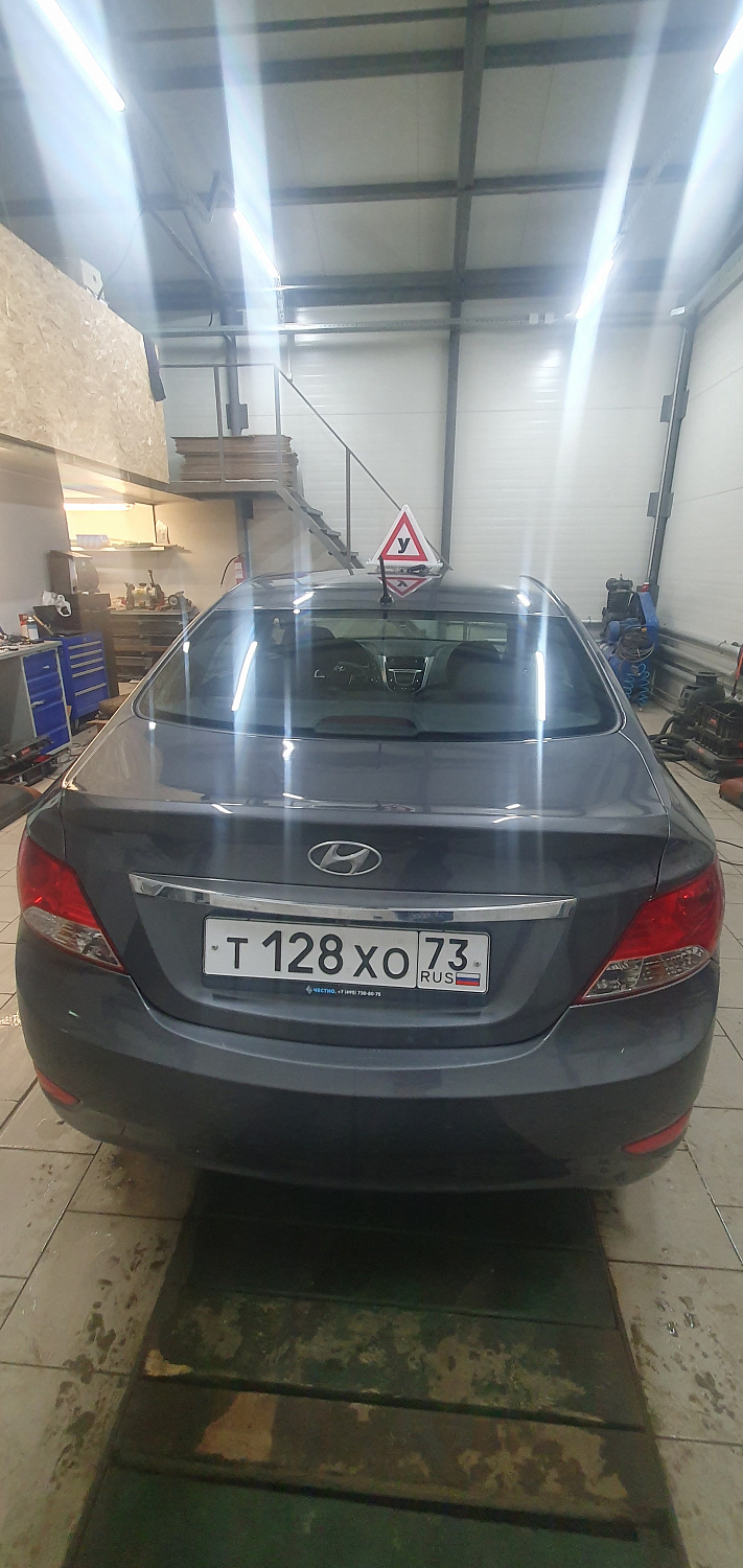 Установка тросовых педалей на Hyundai Solaris (механика, 2шт.)